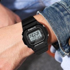 Women Men Outdoor Sport Watch Digital Watch Waterproof Back Light LED Watch Gift
