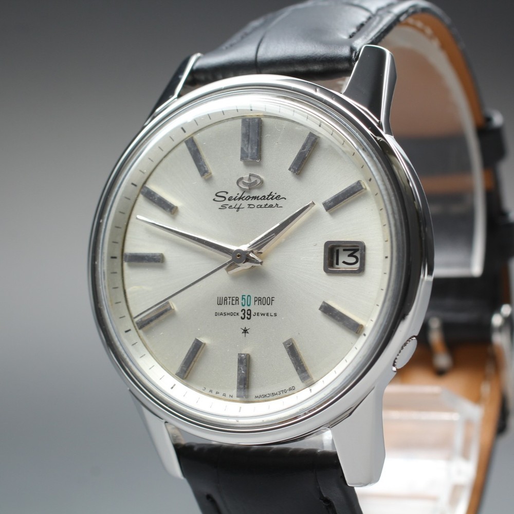 Vintage [N Mint] Seiko Seikomatic Self Dater J13060 39J Men’s AT Watch JP U823