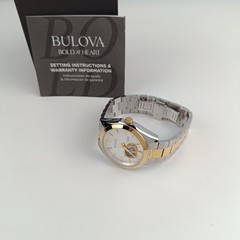 Bulova Surveyor 98A284 Men’s Automatic Watch Silver-Gold Dial Two-Tone Steel