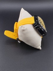 Activa Quartz Tonneau Multi-Dial Watch Yellow Rubber Strap 44-47.9mm 50m