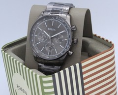 FOSSIL SULLIVAN GREY SMOKE GUNMETAL CHRONOGRAPH MEN’S BQ2854 WATCH