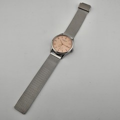 USA Seller – Parnis Bauhaus Style Automatic – Salmon Dial with Small Seconds