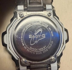 Casio Baby-G Digital Quartz Sports Watch Smoke Grey Resin BG-169 Module 3189