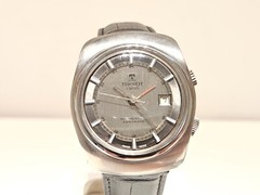 VINTAGE RARE MEN ST.STEEL SWISS ALARM MECHANICAL WATCH”TISSOT”SONOROUS NAVIGATOR