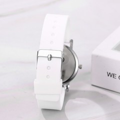 Men Women Easy Reader 24H/12H Dial Silicone Band Pulse Calculation Medical Watch