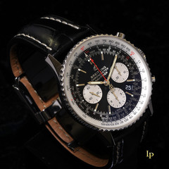 Breitling Navitimer B01 Chronograph 43 AB0121211B1P2 Black Dial Leather strap