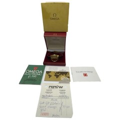 Omega 198.031 Electronic f300Hz Chronometer Day Date Watch Box Papers Working UK