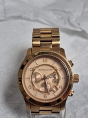 Michael Kors Rose Gold-Plated Stainless Steel Men’s Watch MK8096