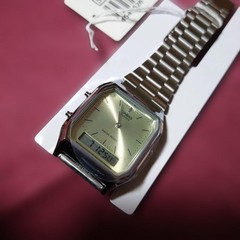 Casio AQ-230A-9AMQYDF Yellow Dial Ana-Digi Watch
