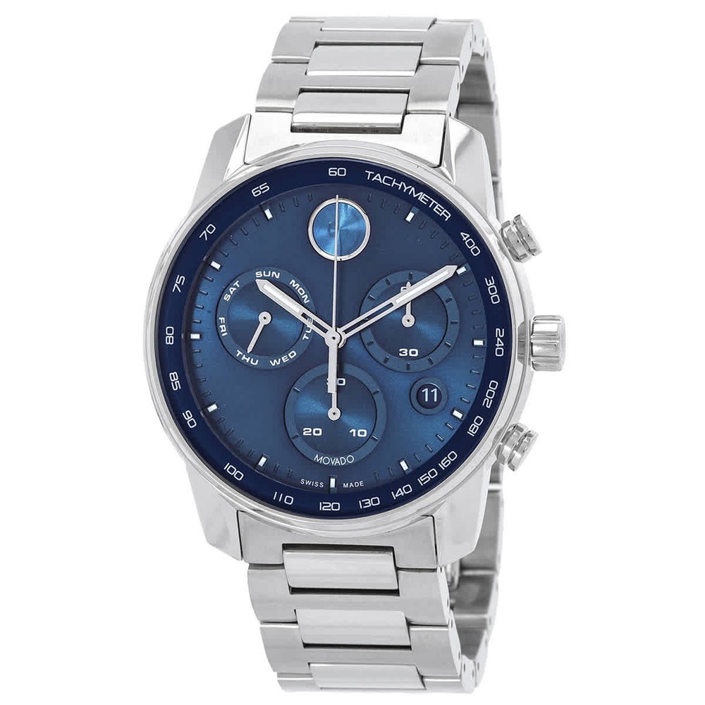 Movado Bold Verso Quartz Blue Dial Men’s Watch 3600865