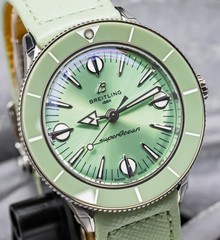 Breitling Superocean Heritage ‘57 Pastel Paradise Mint Green Complete A10340