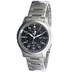 SEIKO Watch Overseas Model SNK809K1 Black Metal Belt Men’s Watch