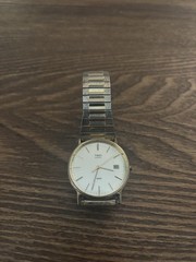 Vintage Timex Quartz Men’s 35mm Champagne Dial Expansion Bracelet *New Battery*