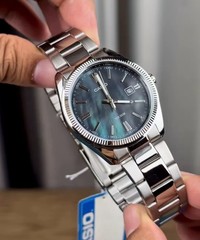 Casio MTP-1302DS-1A Black Mother Of Pearl Stainless Steel Men’s Casual Watch