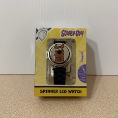 Scooby-Doo Spinner Watch LCD Hinged Flip Top Warner Bros Hanna Barbera
