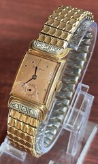 1940’s Bulova Gold Filled Diamond Watch..TJ284