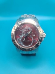 Android Automatic Watch, Running, Red Dial, Needs Cleaned, 48mm
