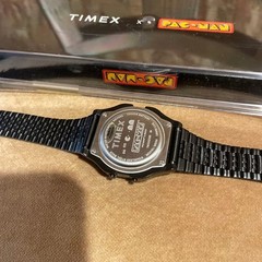 TIMEX x PAC-MAN 40th Anniversary Black Digital Watch Original Box Clean Arcade T
