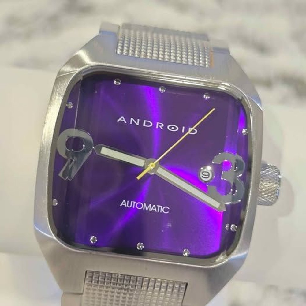 Android AD 365 Automatic Watch with Purple Dial