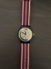 1994 Swatch Automatic watch swiss 23 Jewel JEWEL Time & Stripes SAN105 New