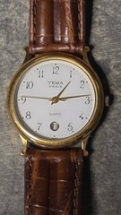 Vintage YEMA Paris Quartz Watch Gold Tone Working Y85083