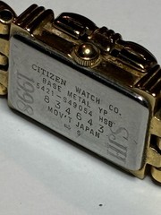 Women’s Vintage 1997 HIDDEN Gold Plated Watch CITIZEN 5421-S49054 MOP Dial