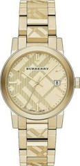 Brand New Burberry The City BU9038 Gold Tone Stainless Steel 38 mm Unisex Watch
