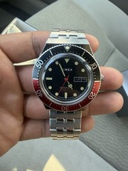 Timex M79 Automatic Diver Watch Black Dial Day/Date 40mm SS Bracelet