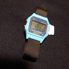 Pacman x Niki x Timex Classic Digital Watch Sky Blue/Black 34mm Used