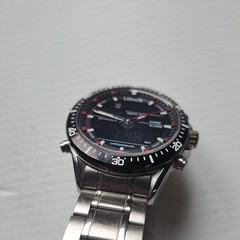Men’s Lorus Ana digi watch 22mm stainless steel bracelet watch fits up to 220mm.