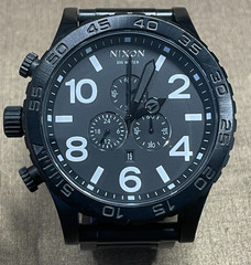 Nixon The 51-30 Chrono “Simplify” Black Chronograph Men’s Analog Watch h093