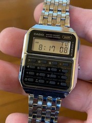 Casio Data Bank Calculator Digital Watch With Bracelet