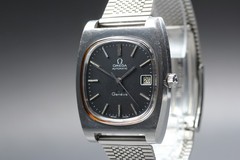 1974 Near MINT OMEGA Geneve 36mm 166.0190 Automatic Black Dial Men’s Vintage