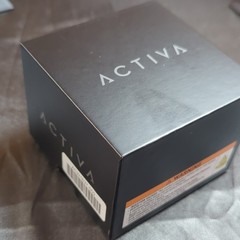 Activa Sport Dual Time Quartz Wristwatch Blue Analog Digital Water Resistant