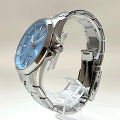 Casio Edifice EFV-100DJ-2BJF Quartz Mens Watch Light Blue Dial Full Metal Japan