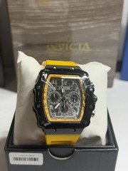 Activa Fury X Invicta Black Yellow Men’s Watch 44.3mm Skeleton Dial ACW2305-021