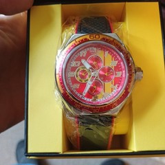 🔥NEW🔥Invicta Racing Stryketach 50mm Red Yellow Men’s Watch 50042