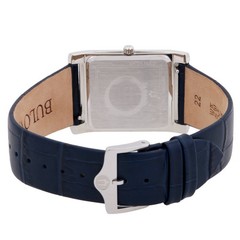 Bulova Sutton Quartz Blue Dial Watch 96B442
