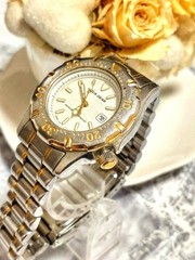 Working New SEIKO ALBA Aqua Gear Men’s Women’s Wristwatch Gold Silver Unisex