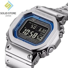 CASIO G-SHOCK GMW-B5000D-2JF NAVY FACE Full Metal Bluetooth Radio Solar Watch