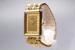 SEIKO 7N01-5080 Gold 14.5cm Slim Classic Ladies Qz Watch Vintage 2001 N MINT