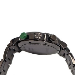 GUCCI G Chrono YA101331 / 101M Stainless Steel Diamond 44mm Wristwatch #KNW2673