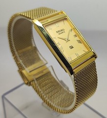 Vintage Seiko Slim Quartz Men’s Wrist Watch – Comes With New Battery, New Band