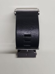 Nike Oregon Series Mens Stainless Black Leather Steel Digital Chrono Watch
