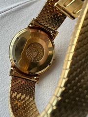 Omega Constellation yellow gold vintage chronometer wrist watch Ref. 168.004