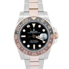 2019 PAPERS Rolex GMT-Master II ROOT BEER Brown 18K Gold 40mm 126711 CHNR BOX