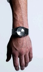 AURA Automatic 1023: Steel Watch 40mm. Seiko NH35A Self-winding w/ Date