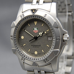 [N MINT] TAG HEUER 1500 Professional 959.706D JUMBO Granite Rock 39mm Mens Watch
