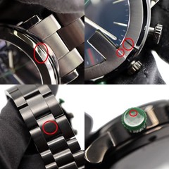 GUCCI G Chrono YA101331 / 101M Stainless Steel Diamond 44mm Wristwatch #KNW2673