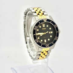 SEIKO 2625-0010 Working Ladies Diver Watch 150M Black Dial Wrist 14.5cm 5.71in